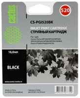 Картридж Cactus CS-PGI520BK для Canon Pixma MP540/ MP550/ MP620/ MP630/ MP640/ MP660/ MP980/ MP990; MX860; iP3600/iP4600/ iP4700, 344 стр., 19