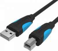 Кабель USB 2.0 AM-BM 1.0м Vention VAS-A16-B100 черный