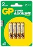 Батарейки GP Super Alkaline 24A LR03 AAA 4 шт 203791741