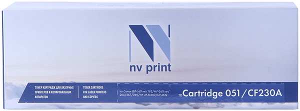 Картридж NV Print 051 для Canon, совместимый NV-051 / CF230A 21000424