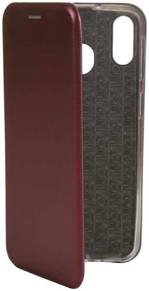 Чехол Innovation для Samsung Galaxy M20 Book Silicone Magnetic Bordo 15515