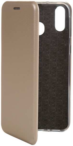 Чехол Innovation для Samsung Galaxy M20 Book Silicone Magnetic Gold 15511 21005051