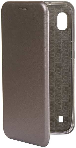 Чехол Innovation для Samsung Galaxy M10 Book Silicone Magnetic Silver 15517 21005099