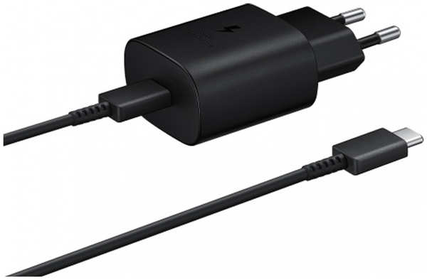 Зарядное устройство Samsung EP-TA800 + кабель USB Type-C 25W Black EP-TA800XBEGRU 21007581