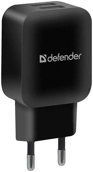 Зарядное устройство Defender EPA-13 2xUSB Black 83840 21018025