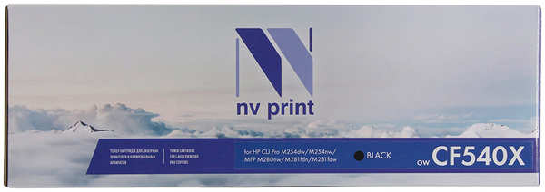 Картридж NV Print NV-CF540X Black для HP Color LaserJet Pro M254dw/M254nw/MFP M280nw/M281fdn/M281fdw 21029293