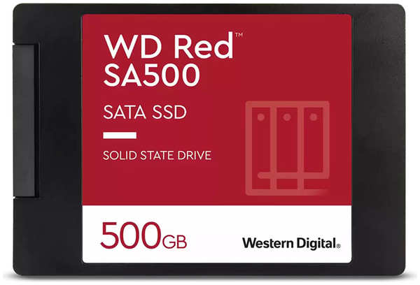 Твердотельный накопитель Western Digital WD Red 500 ГБ SATA WDS500G1R0A 21037575