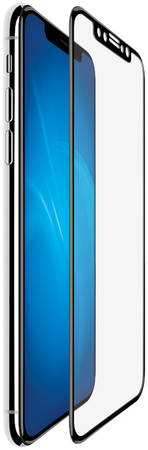 Защитное стекло LuxCase для APPLE iPhone 11 2.5D Full Glue Black Frame 78153