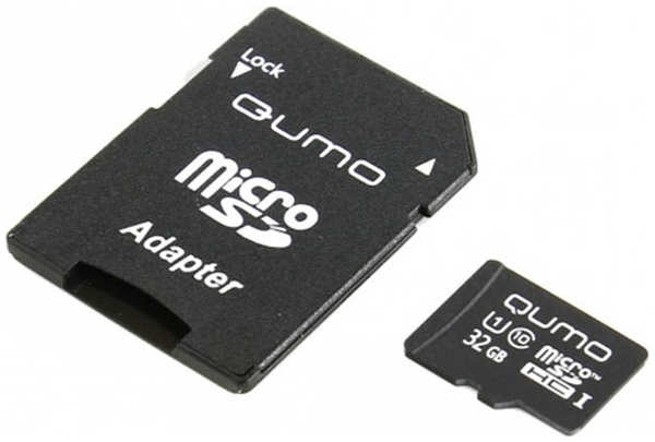 Карта памяти 32Gb - Qumo Micro SecureDigital CL10 UHS-I QM32GMICSDHC10U1 21055976