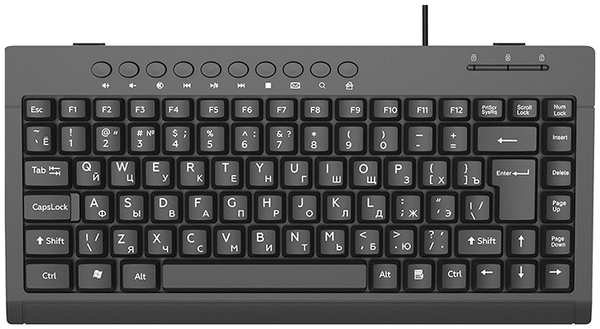 Клавиатура Ritmix RKB-104 Black 21056822