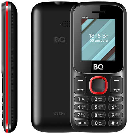 Сотовый телефон BQ 1848 Step+ Black-Red 21058742