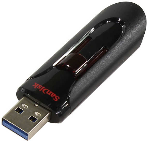 USB Flash Drive 128Gb - SanDisk Cruzer Glide 3.0 Black SDCZ600-128G-G35 21073856