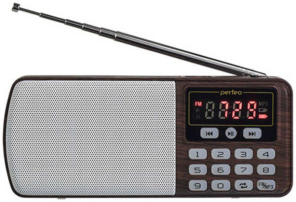 Радиоприемник Perfeo Егерь FM+ i120 Brown 21075606
