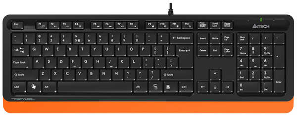 Клавиатура A4Tech Fstyler FK10 -Orange