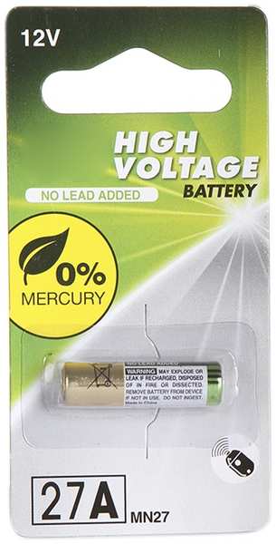 Батарейка 27A - GP Alkaline High Voltage BL1 27AFRA-2C1 (1 штука) 2111781