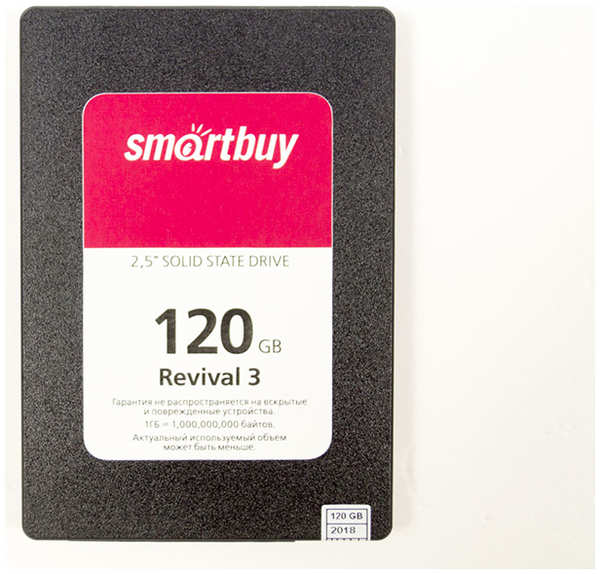 Твердотельный накопитель SmartBuy Revival 3 120 GB (SB120GB-RVVL3-25SAT3) 21135851
