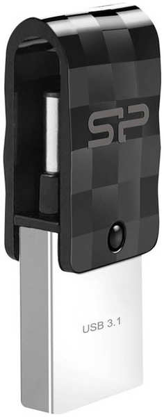 USB Flash Drive 128Gb - Silicon Power Mobile C31 USB 3.1 / USB Type-C Black SP128GBUC3C31V1K 21150946