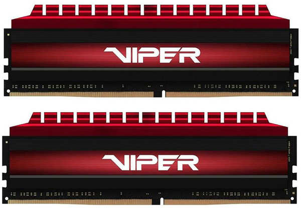 Модуль памяти Patriot Memory Viper 4 Red DDR4 DIMM 3200MHz PC4-25600 CL16 - 16Gb KIT (2X8Gb) PV416G320C6K 21152018