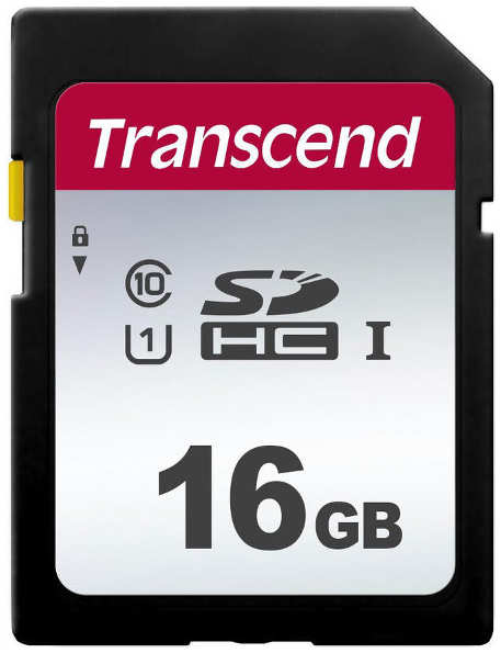 Карта памяти 16Gb - Transcend SDC300S SDHC Class10 UHS-I TS16GSDC300S 21195103