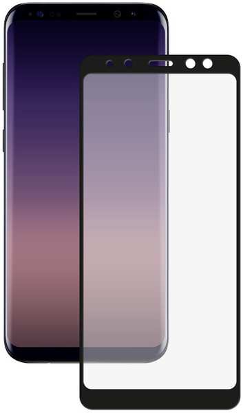 Противоударное стекло для Samsung Galaxy A8 Innovation 2D Black 12123 21199845