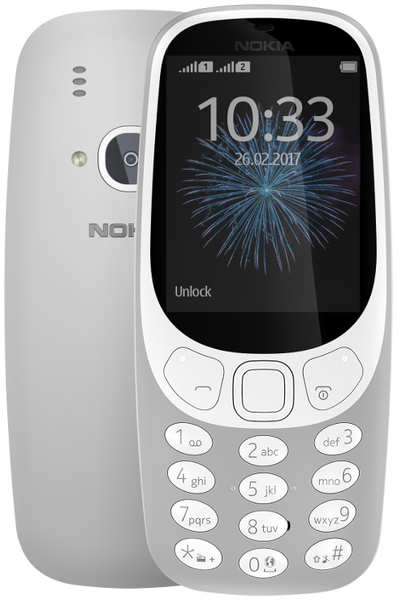 Сотовый телефон Nokia 3310 2017 (TA-1030) Grey 3310 (2017) 21242531