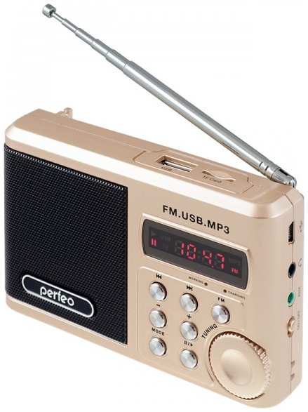 Радиоприемник Perfeo PF-SV922AU Gold 21245396