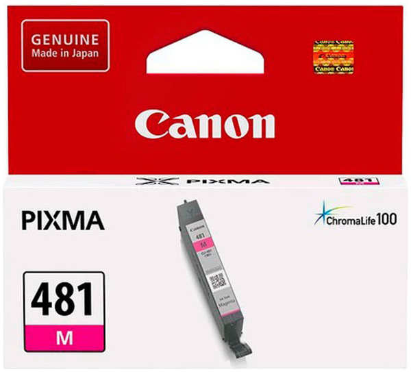 Картридж Canon CLI-481 M 2099C001 Magenta для Pixma TS6140/TS8140TS/TS9140/TR7540/TR8540 21252985
