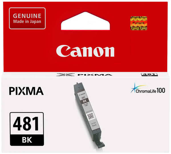 Картридж Canon CLI-481 BK 2101C001 Black для Pixma TS6140/TS8140TS/TS9140/TR7540/TR8540 21252988