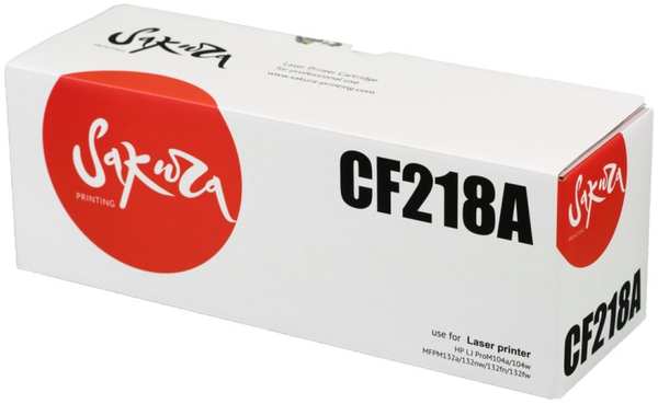 Картридж Sakura SACF218A / CF218A Black для HP LJ Pro M104A/M104W 21259000