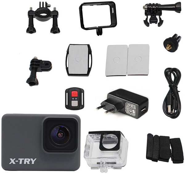 Экшн-камера X-Try XTC262 RC Real 4K Wi-Fi Power ХТС262 RC