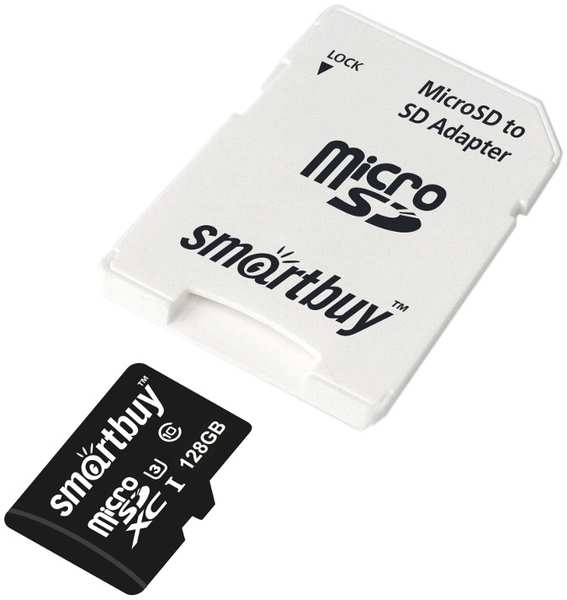 Карта памяти 128Gb - SmartBuy MicroSDXC Class10 Pro U3 SB128GBSDCL10U3-01 21309220