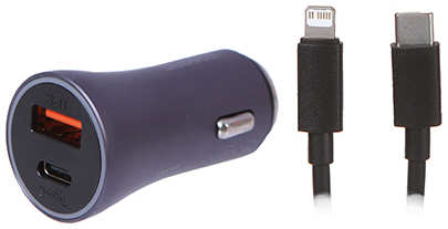 Зарядное устройство Baseus Golden Contactor Pro Dual Quick Charger Car Charger U+C 40W + кабель USB - Type-C 1m TZCCJD-B0G
