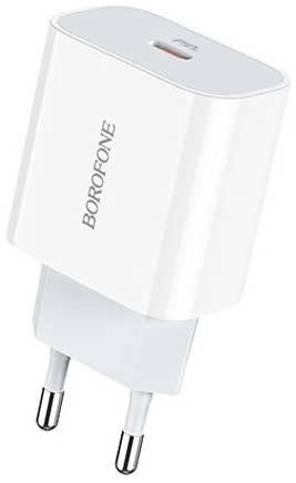 Зарядное устройство Borofone BA38A Plus Speedy 1xUSB PD20W White 21318167