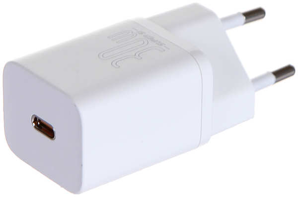 Зарядное устройство Baseus Super Si Quick Charger Type-C 30W EU White CCSUP-J02 21319078