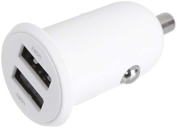 Зарядное устройство Baseus Grain Pro Car Charger Dual USB 4.8A White CCALLP-02 21326929
