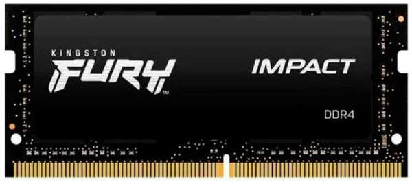 Модуль памяти Kingston Fury Impact DDR4 SO-DIMM 3200MHz PC-25600 CL20 - 8Gb KF432S20IB/8 21332429