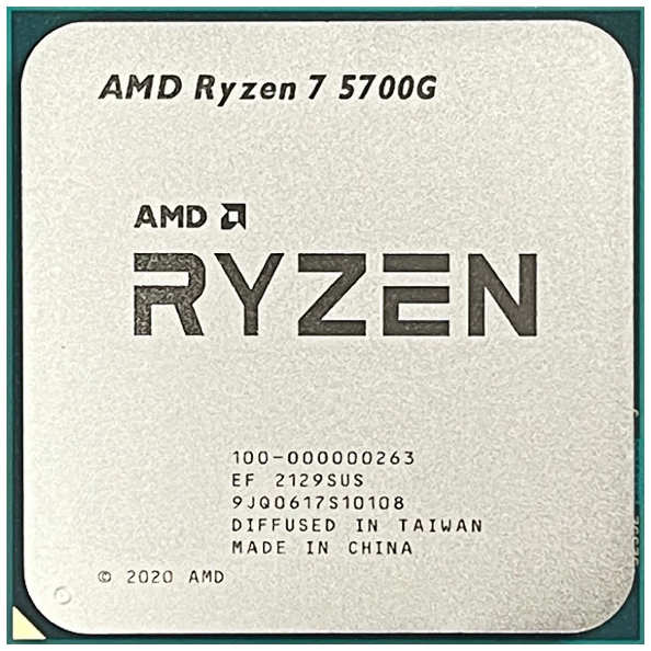 Процессор AMD Ryzen 7 5700G AM4, 8 x 3800 МГц, OEM 100-000000263 21334200