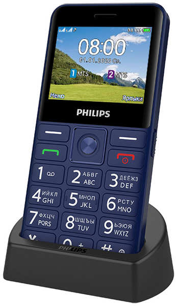Сотовый телефон Philips Xenium E207 Blue 21341733
