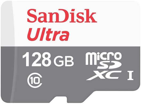Карта памяти 128Gb - SanDisk Ultra Micro Secure Digital XC UHS-I SDSQUNR-128G-GN6MN 21346469