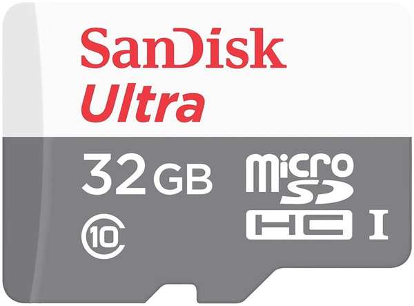 Карта памяти 32Gb - SanDisk Ultra Micro Secure Digital HC UHS-I SDSQUNR-032G-GN3MN 21346478