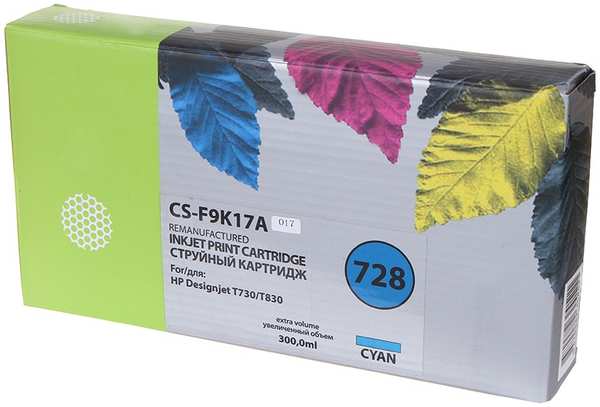 Картридж Cactus CS-F9K17A Cayn для HP DesignJet T730/T830 21352877