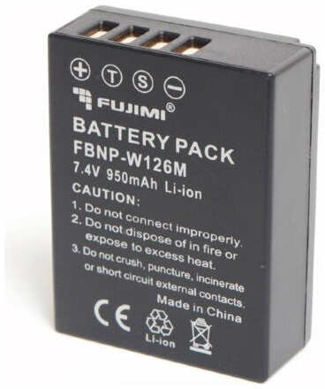 Аккумулятор Fujimi FBNP-W126M 950mAh для Fuji X-T1/X-Pro1/X-E2/X-E1/X-M1/X-A1/HS50/HS35EXR 1282 21357722
