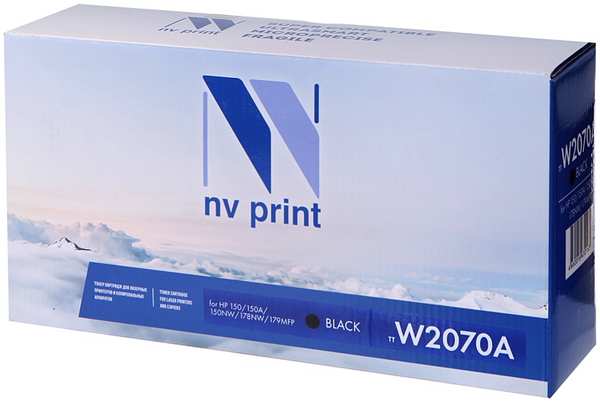 Картридж NV Print NV-W2070A для HP 150/150A/150NW/178NW/179MFP 1000k NV-W2070A BK