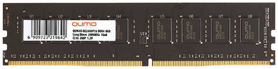 Модуль памяти Qumo DDR4 DIMM 2933MHz PC4-23400 CL21 - 8Gb QUM4U-8G2933P21