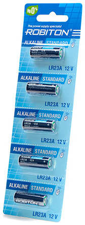 Батарейка A23 - Robiton Standard R-23A-0-BL5 (5 штук) 14081