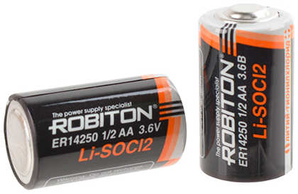 Батарейка ER14250 - Robiton ER14250-SR2 1/2AA (2 штуки) 11612