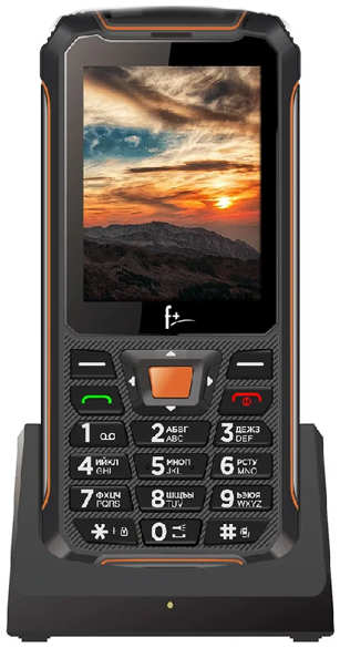 Сотовый телефон F+ R280C Black-Orange 21383457