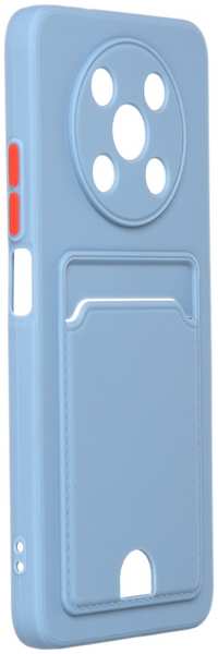 DF-GROUP Чехол DF для Huawei Nova Y90 Silicone Gray-Blue hwCardcase-01 DF hwCardcase-01 (gray/blue) 21503004