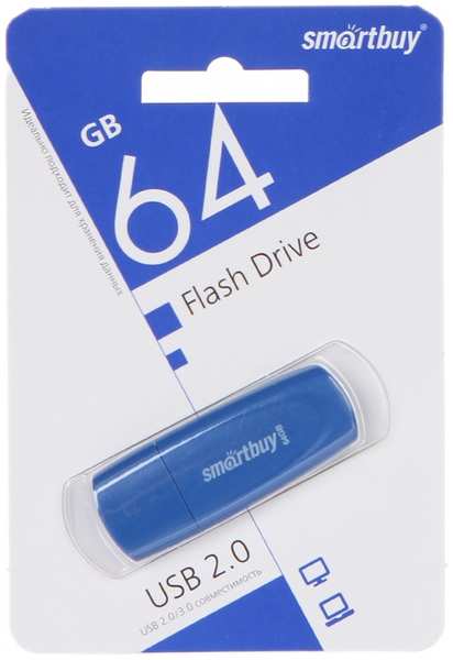 USB Flash Drive 64Gb - SmartBuy Scout Blue SB064GB2SCB 21505307