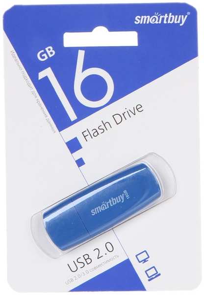 USB Flash Drive 16Gb - SmartBuy Scout Blue SB016GB2SCB 21505311